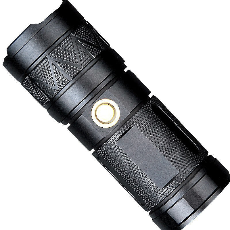 1800 Lumen Rechargeable LED Flashlight, Small and Extremely Bright Flash Light, Zoomable, Water Resistant, Adjustable Brightness for Camping, Running, Emergency 1800 Lumen Rechargeable LED Flashlight, Small and Extremely Bright Flash Light, Zoomable, Water Resistant, Adjustable Brightness for Camping, Running, Emergency